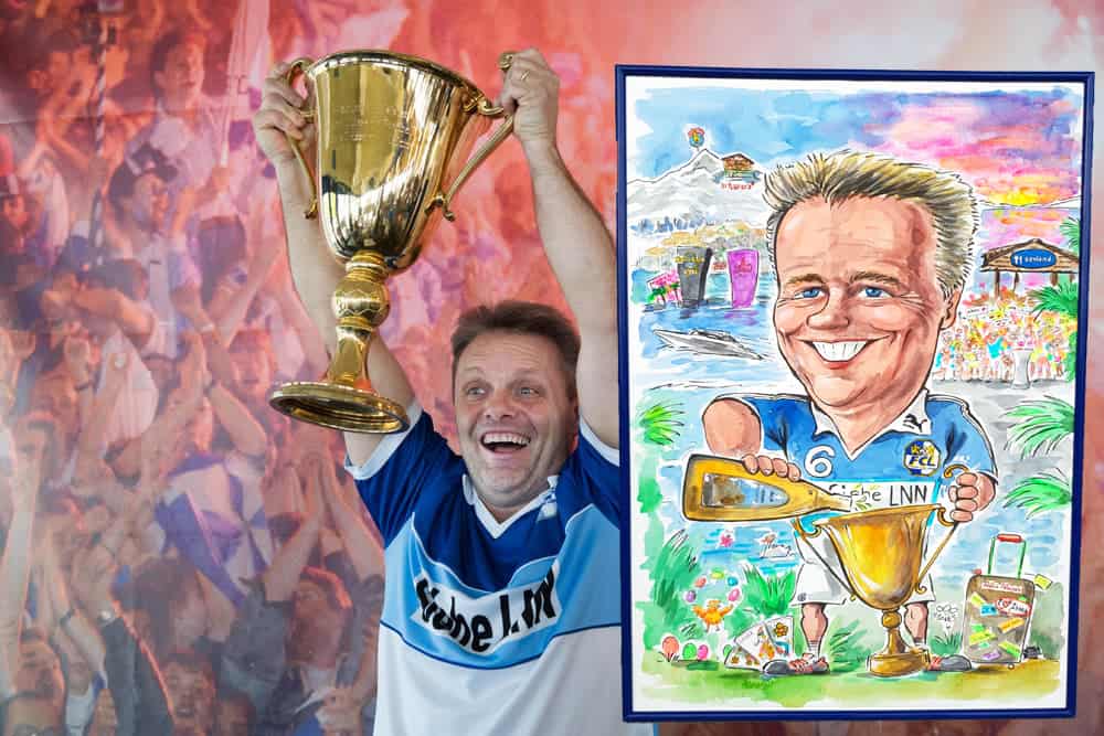Foto Hansi Hanspeter Burri FCL FC Luzern 1988 1989 Schweizer Meisterschaft Pokal